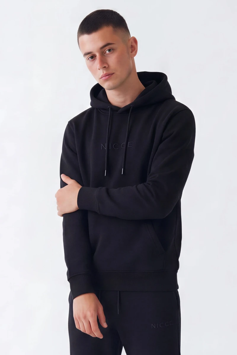 Image of NICCE Mens Mini Mercury Hoodie | Black