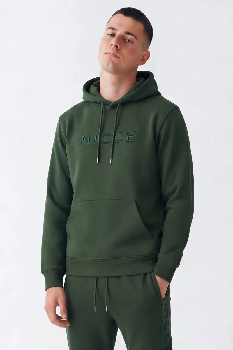 Image of NICCE Mens Mercury Hoodie | Green