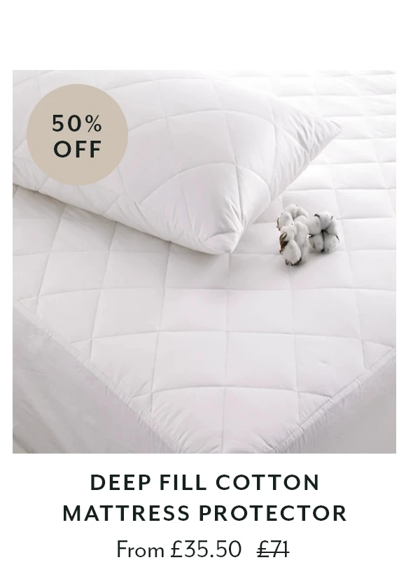 Deep Fill Cotton Mattress Protector