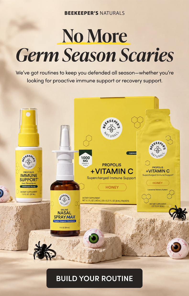 No More Germ Season Scaries  We’ve got routines to keep you defended all season—whether you’re looking for proactive immune support or recovery support.  CTA: BUILD YOUR ROUTINE   