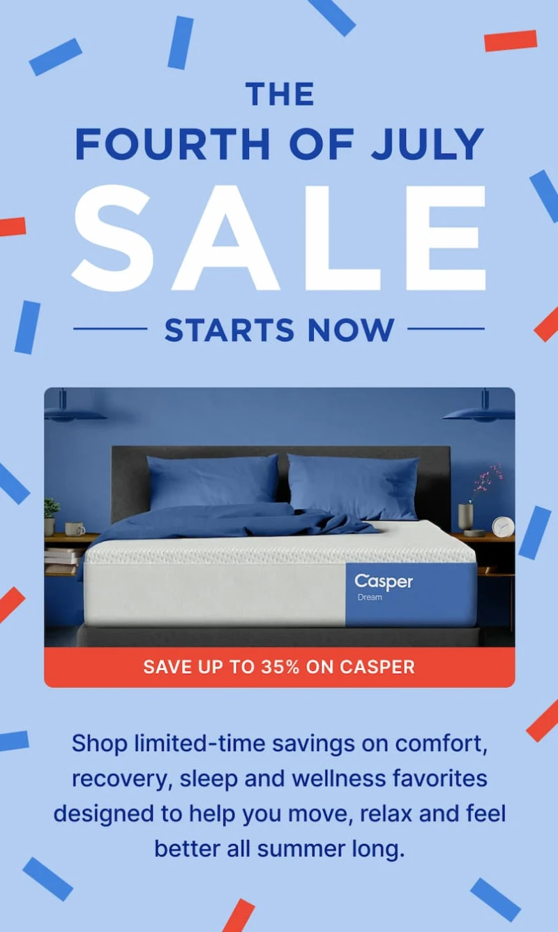 summer keeps us on the move. save on casper mattresses summer keeps us on the move. save on casper mattresses