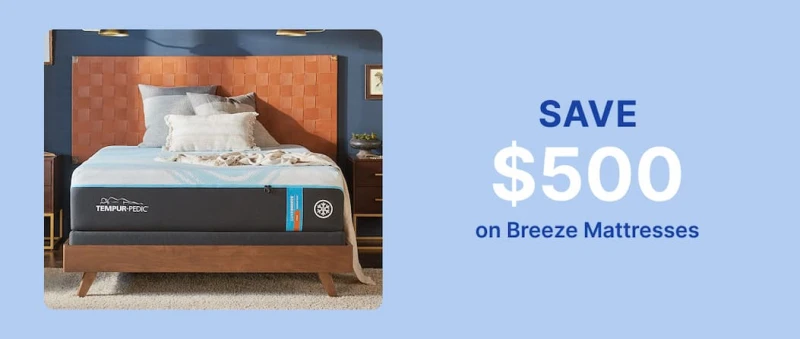 save on Tempurpedic breeze mattresses