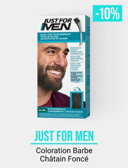 Just for men Coloration Barbe Châtain Foncé Just for men Coloration Barbe Châtain Foncé
