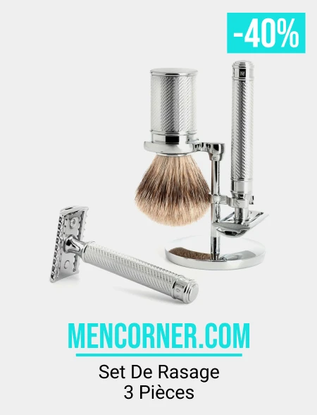 Mencorner Set de rasage 3 pièces Mencorner Set de rasage 3 pièces