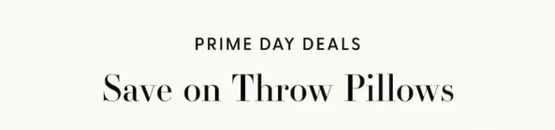 Prime Day Deals | Save on Throw Pillows
