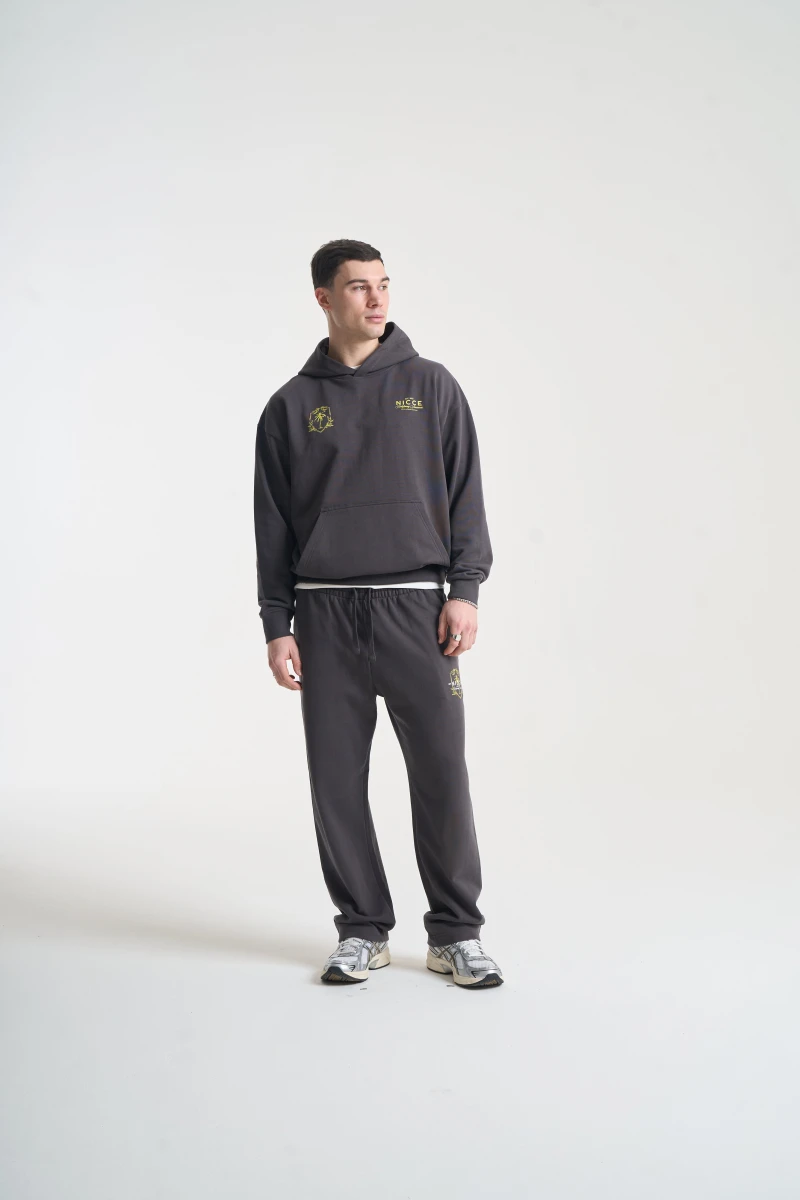 Image of NICCE Mens Cresta Hoodie & Jogger Set | Coal