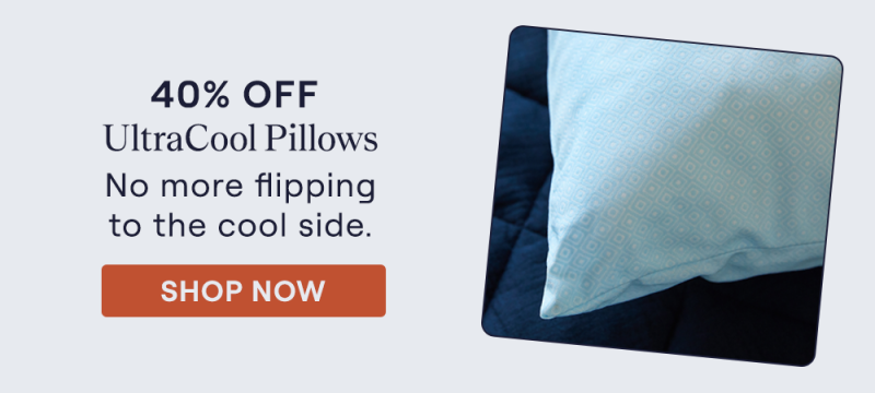 Overhead view of the UltraCool Pillow