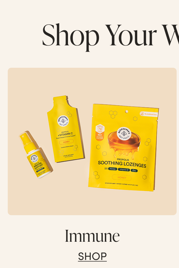 Shop Your Wellness Goal Immune shop