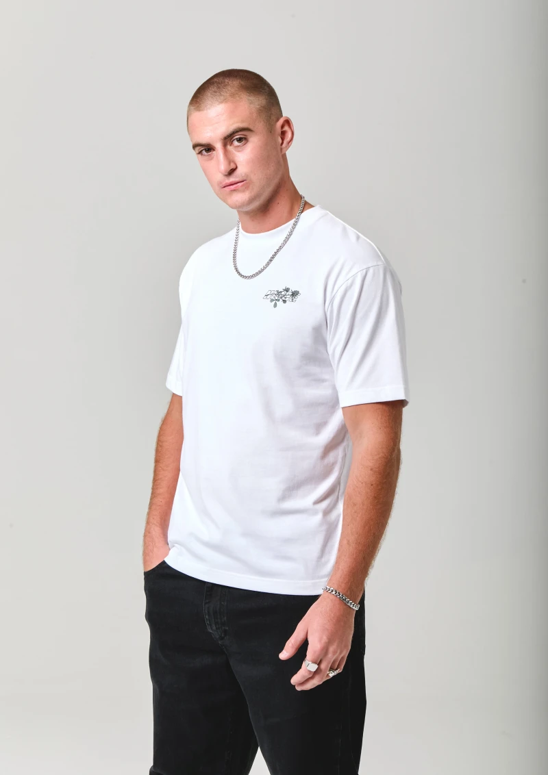 Image of NICCE Mens Essence T-Shirt | White
