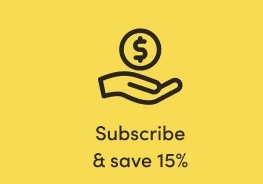 Subscribe and save 15% Subscribe and save 15%