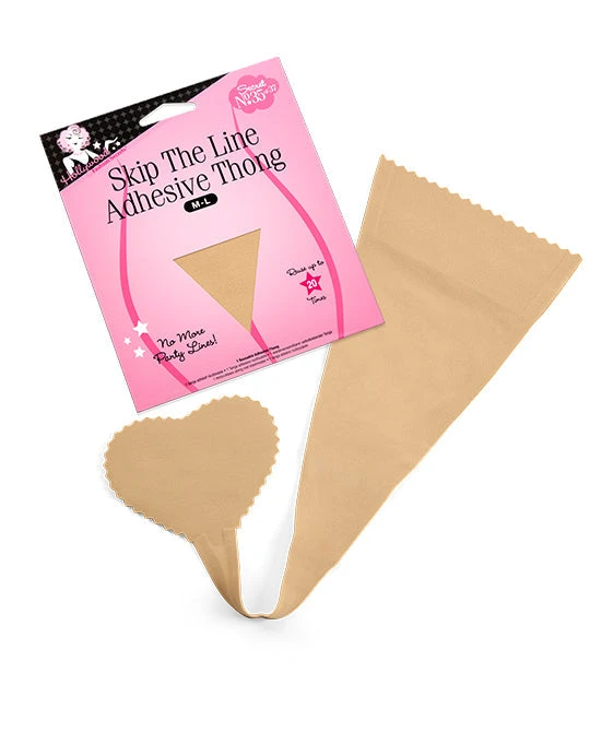 Image of Skip The Line Adhesive Thong M-L