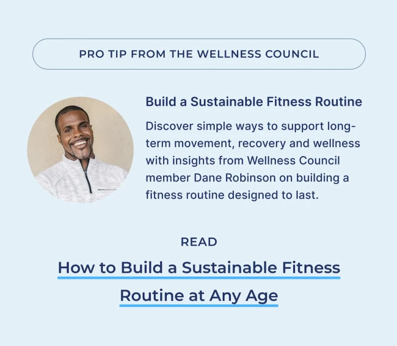 build a sustainable fitness routine