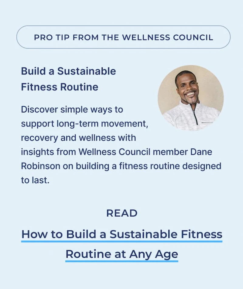 build a sustainable fitness routine