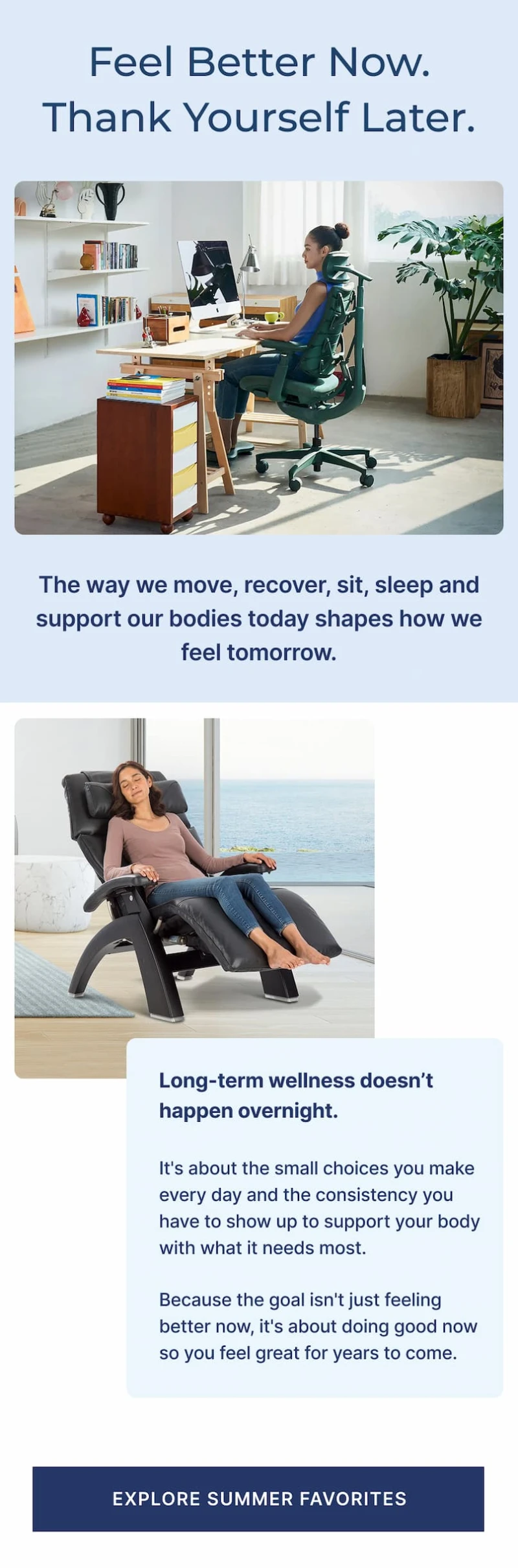 long-term wellness doesn't happen overnight