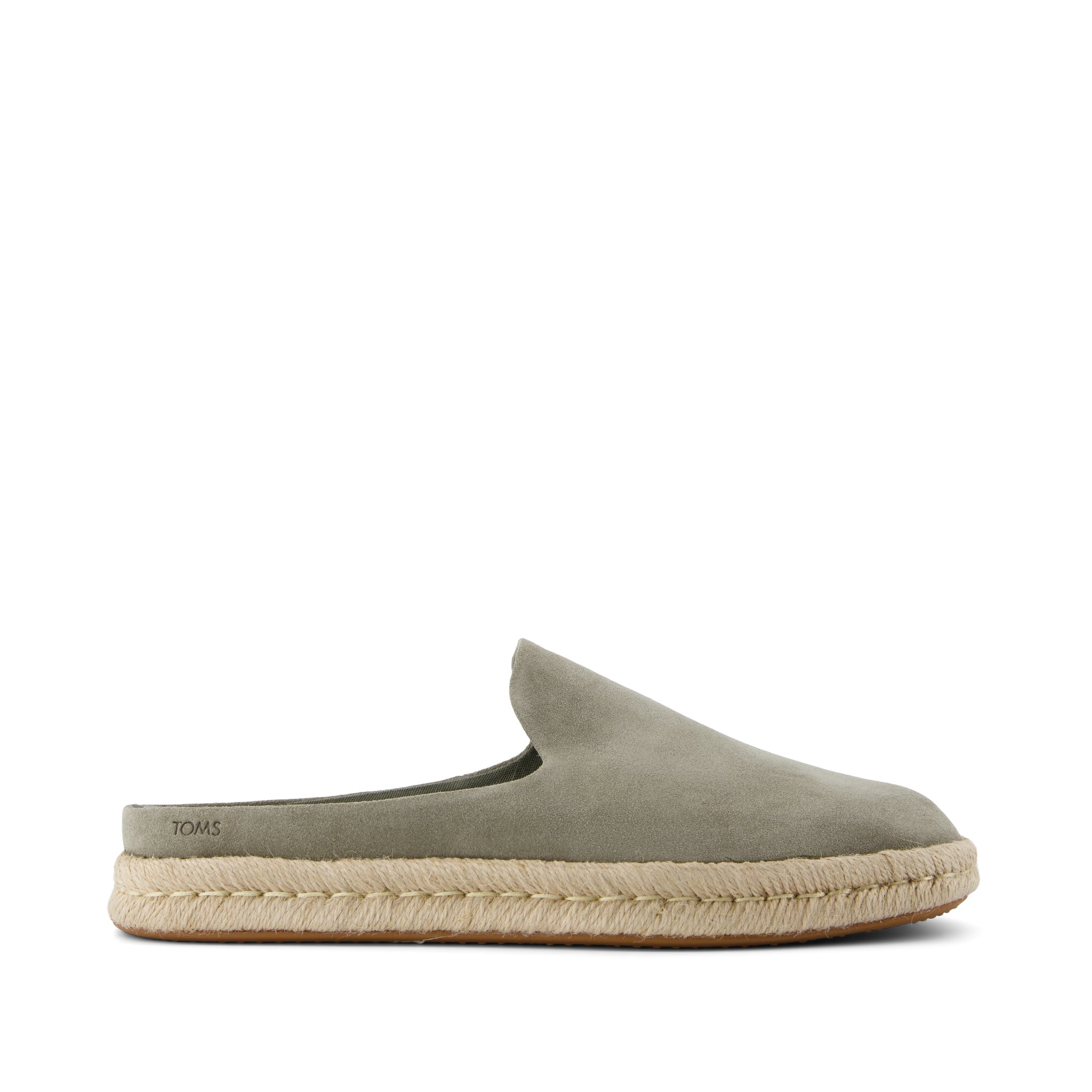 Image of Santiago Mule Espadrille - Vetiver Grey Suede