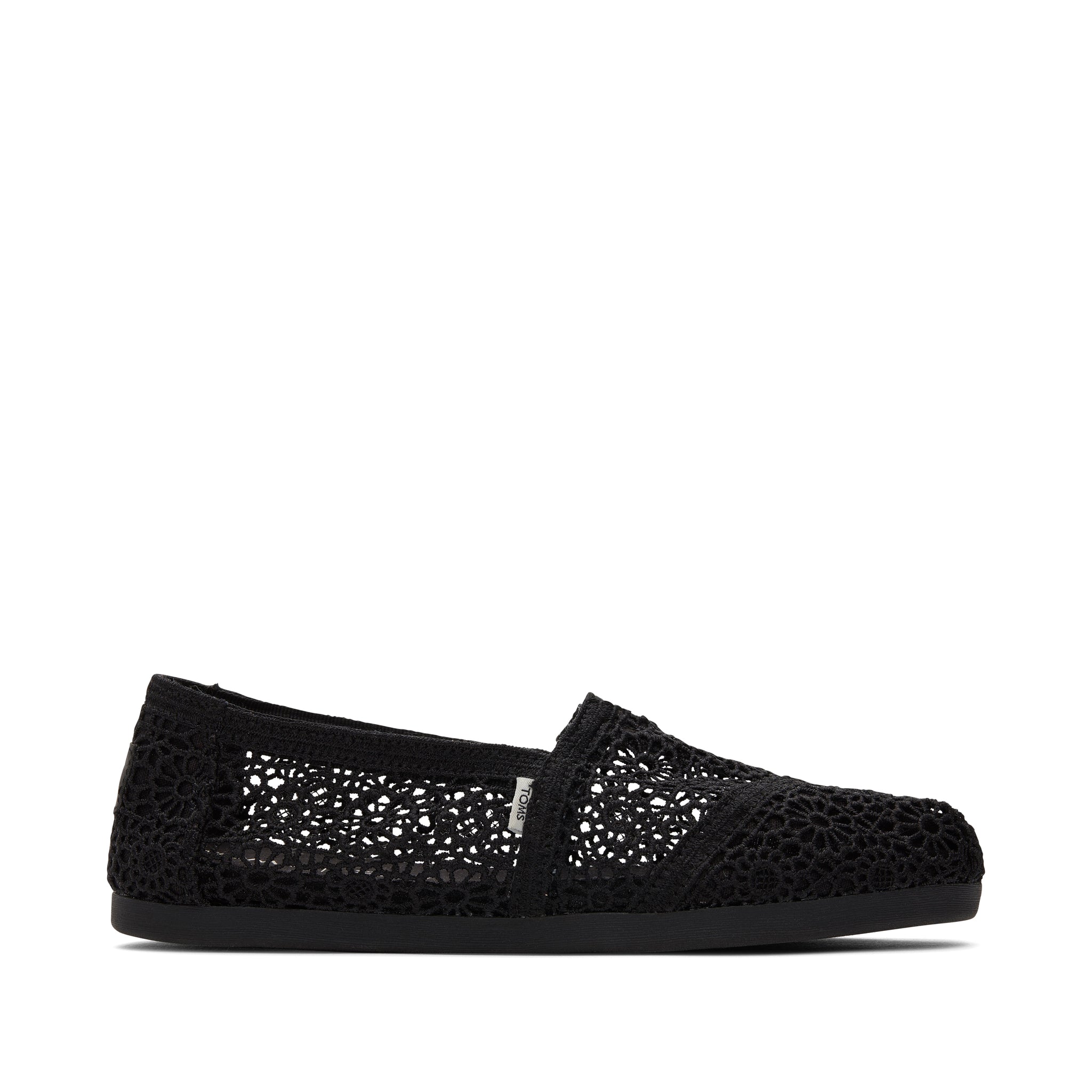 Image of Alpargata - Black Moroccan Crochet