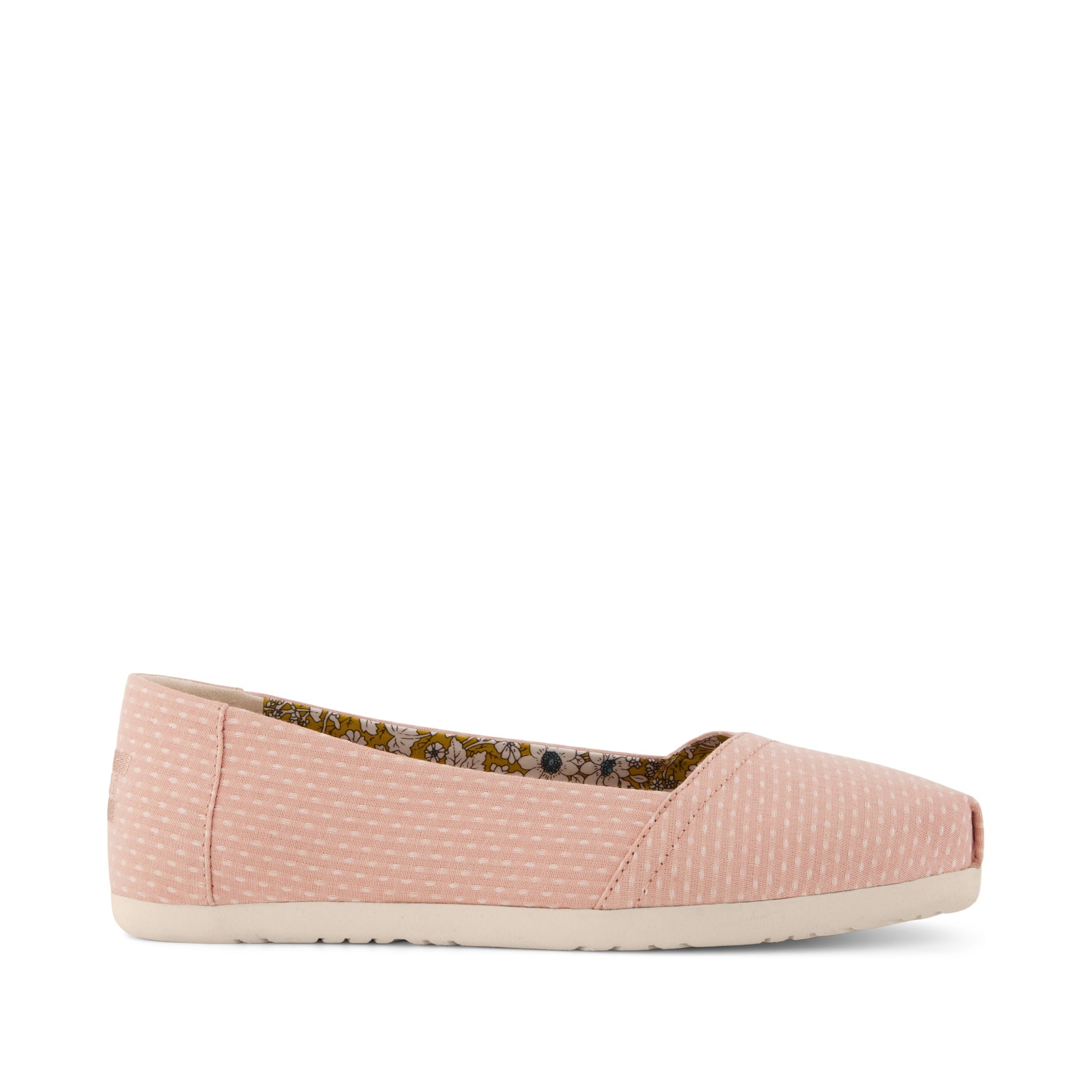 Image of Alpargata Ballet Flat - Bloom Pink Chambray Dot