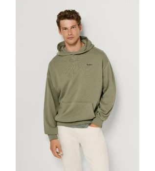 sweatshirt-geo-small-logo-green