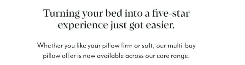 Turning your bed into a five-star experience just got easier.