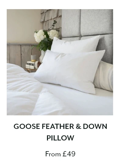 Goose Feather & Down Pillow