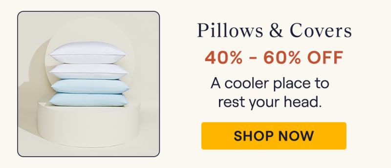Core Down Alternative Pillows & UltraCool Pillow Stacked on a Pillow