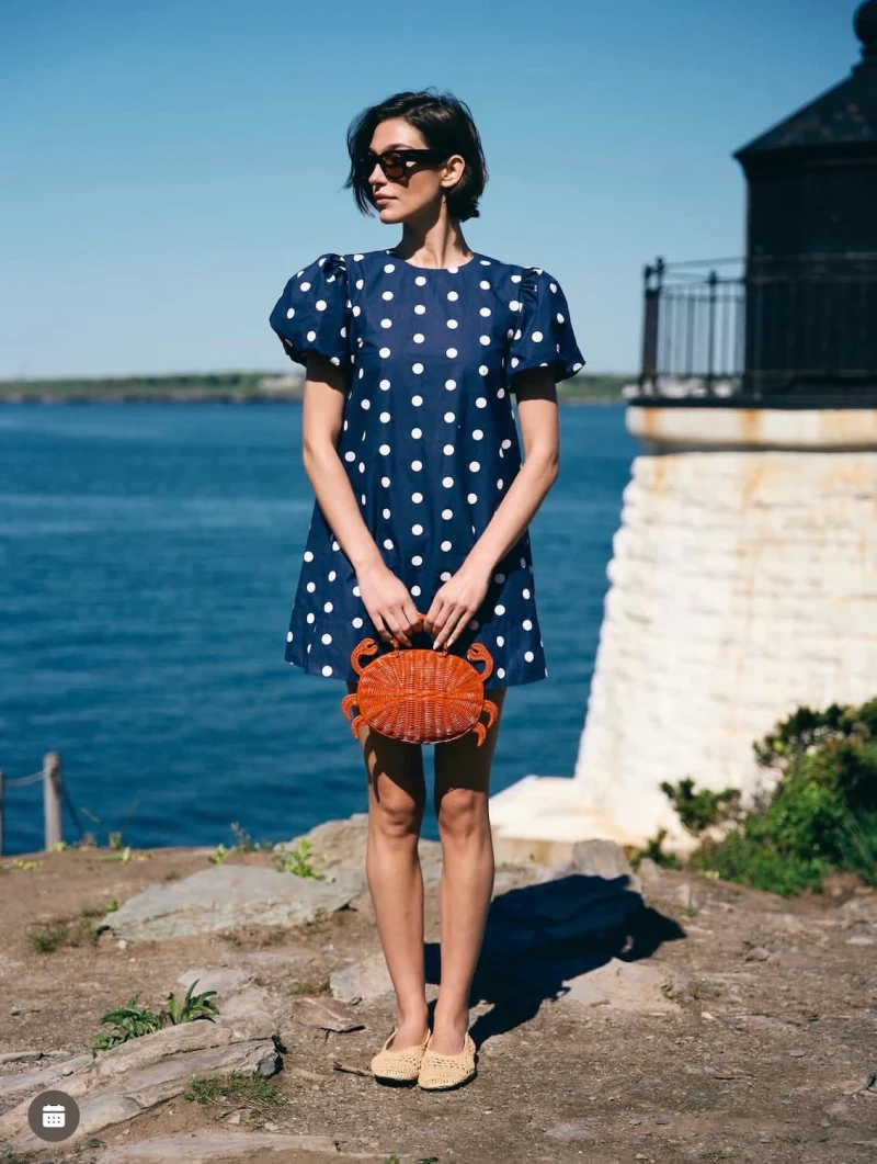 The July Crab - Rattan Crab Bag - Poolside Bags