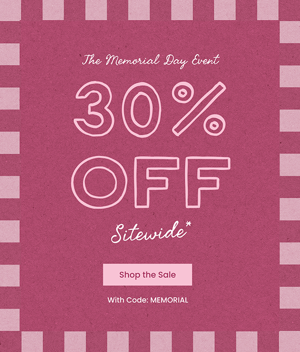 30% OFF SITEWIDE