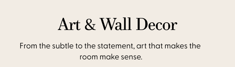 Art & Wall Decor