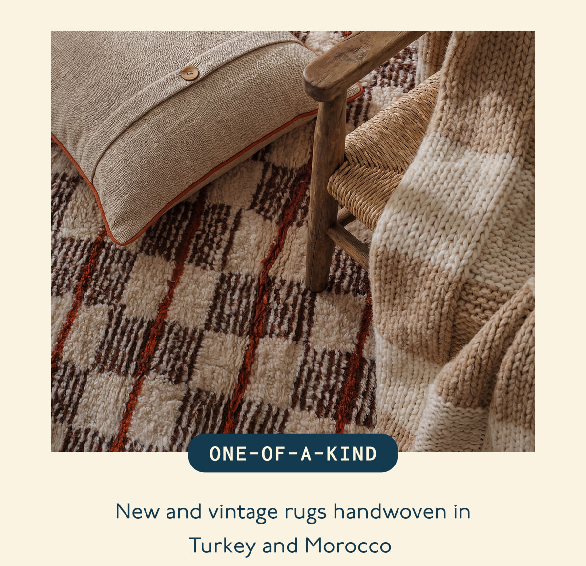 ONE-OF-A-KIND | New and vintage rugs handwoven in Turkey and Morocco&nbsp;