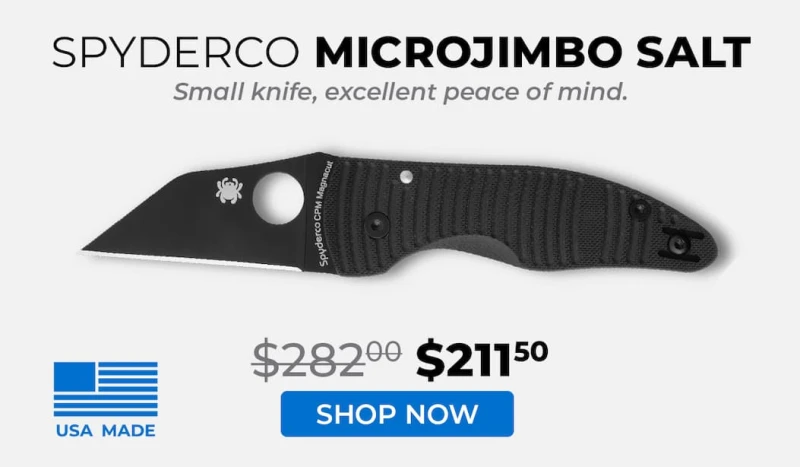 Spyderco MicroJimbo Salt