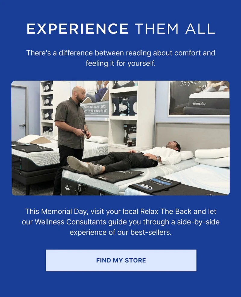 find a store and let our wellness consultants guide you through our experience