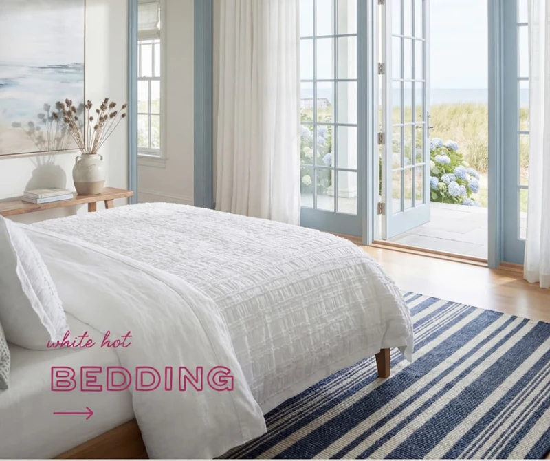 White Hot bedding
