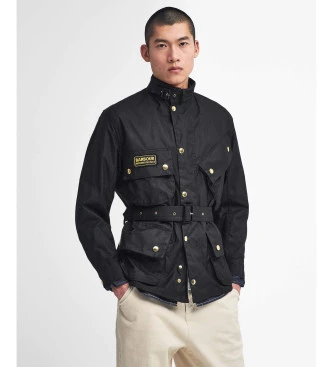 Chaqueta International Original Waxed negro