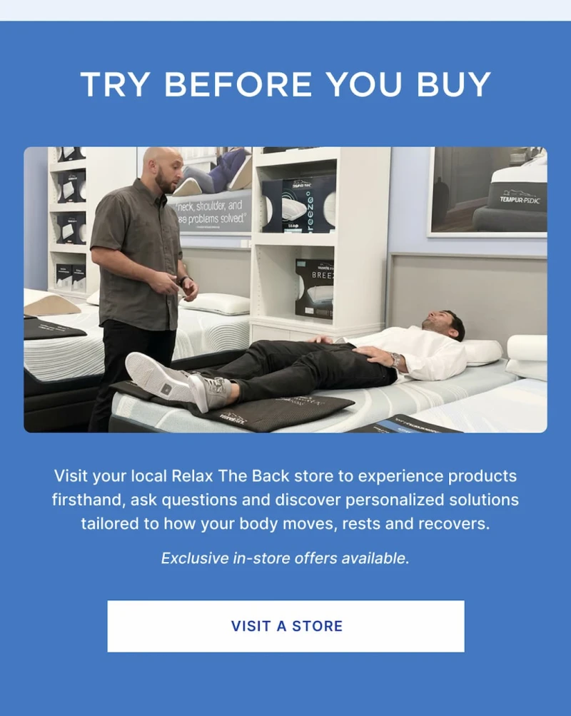 try it before you buy and visit in store
