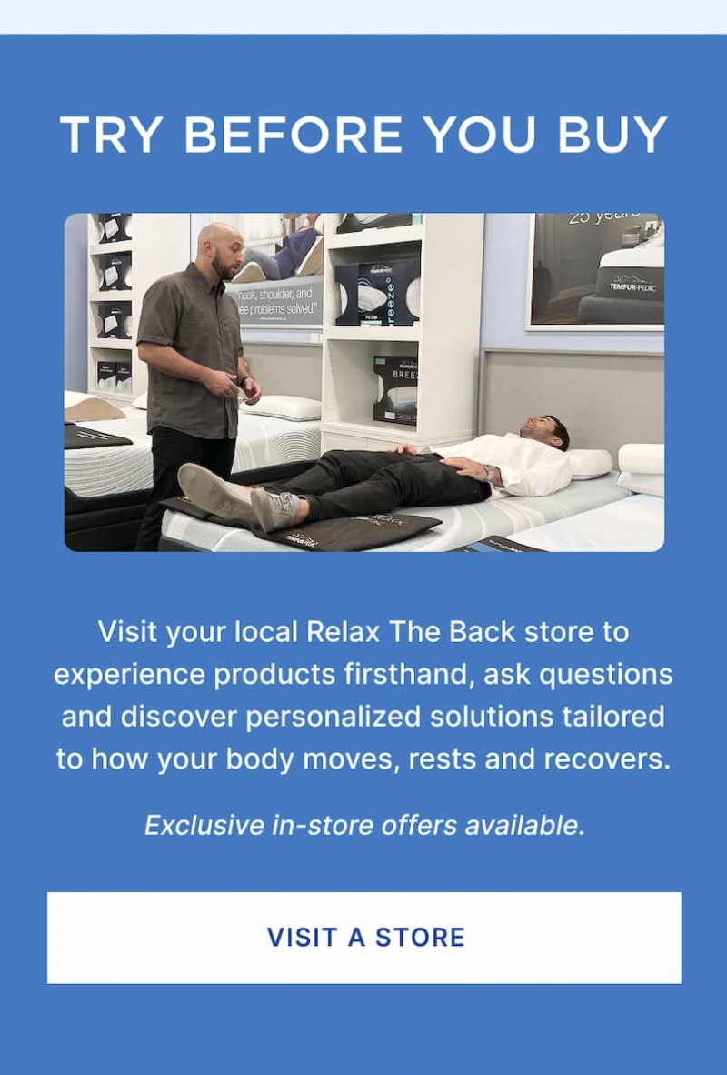 try it before you buy and visit in store