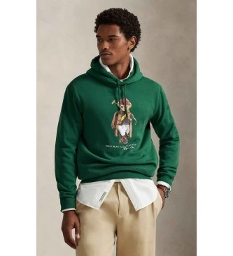 Sudadera de felpa con Polo Bear verde