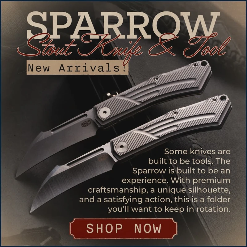Stout Knife & Tool Sparrow