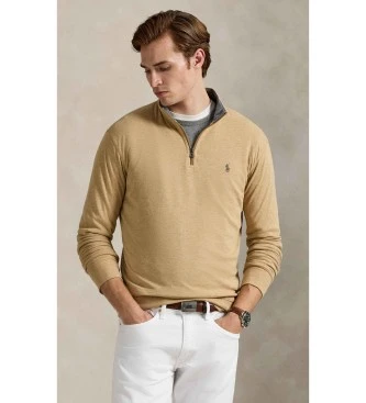 Jersey de punto ultrasuave beige
