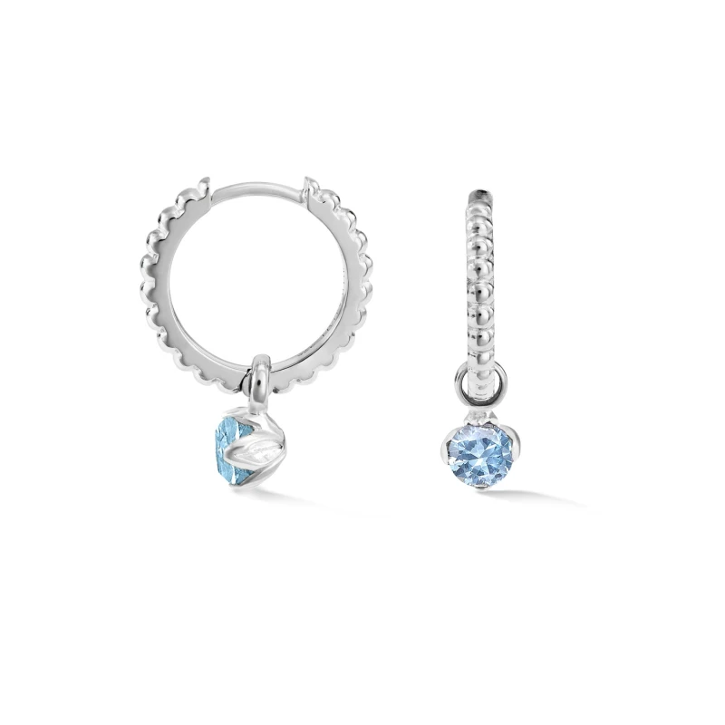 Image of Aquamarine Orissa Hoops