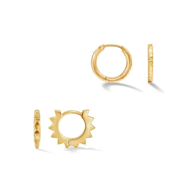 Image of Star & Nomad Huggie Hoops Set