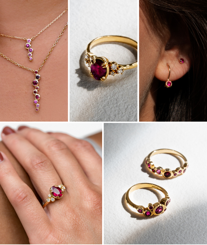 Ruby Gemstone Jewellery | July Birthstone