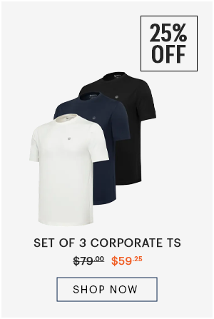 Set of 3 Corporate TS