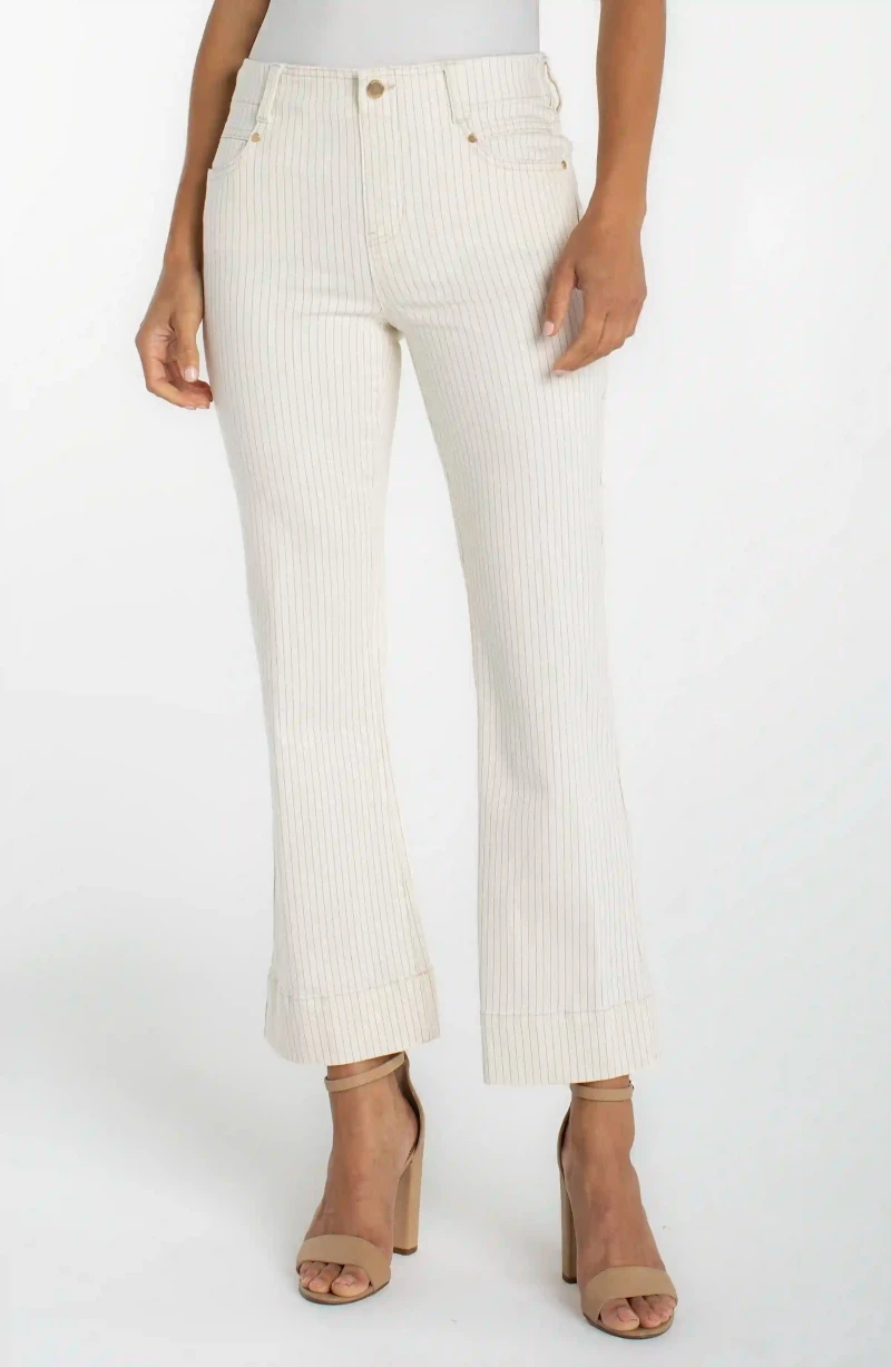 Image of THE GIA GLIDER® CROP FLARE WITH WIDE HEM