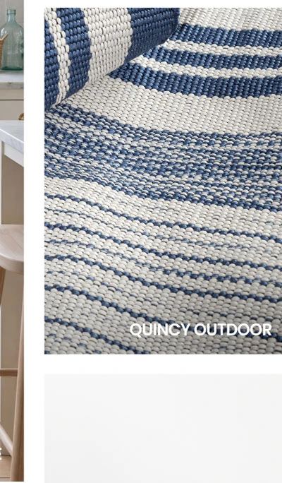 Shop Quincy Stripe Handwoven Indoor/Outdoor Rug