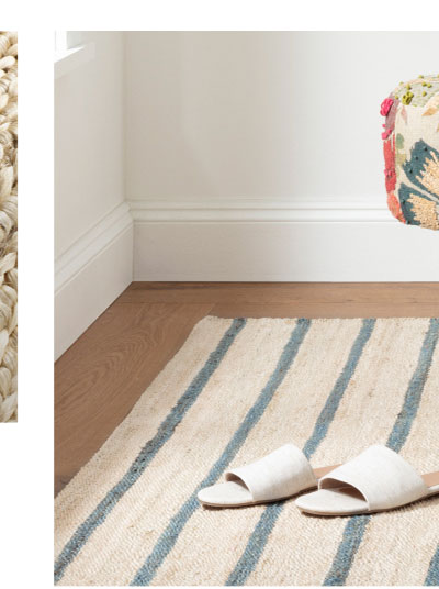 Shop Moana Stripe Handwoven Jute Rug