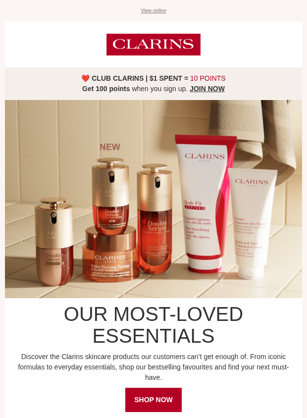 Preview of The Essentials Everyone Loves by clarins.ca