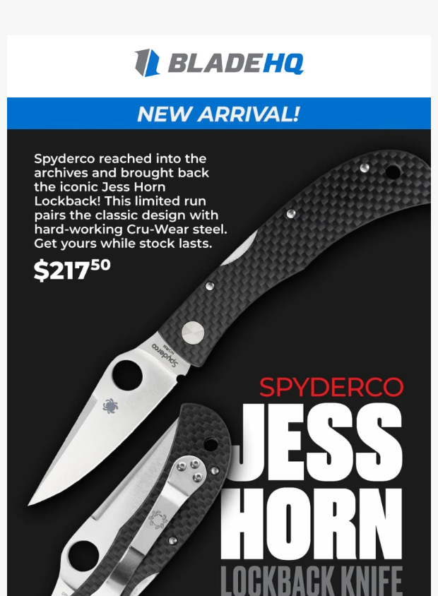 Preview of A discontinued Spyderco is back for a limited time! by bladehq.com