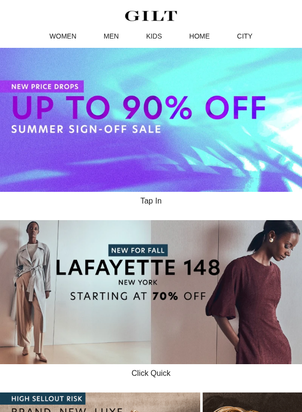 Preview of Up to 90% OFF SUMMER SALE ☀️ by gilt.com