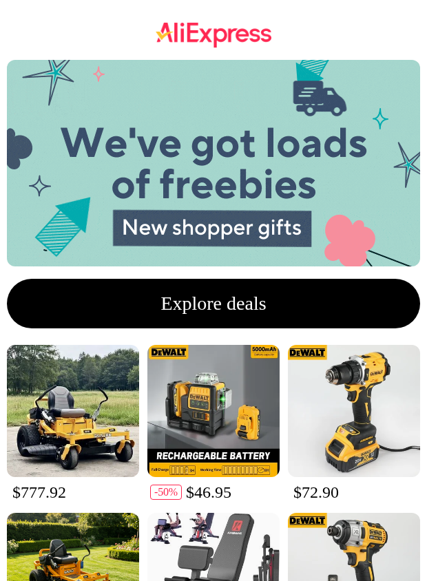 Preview of Return offer: Free gifts! by aliexpress.us