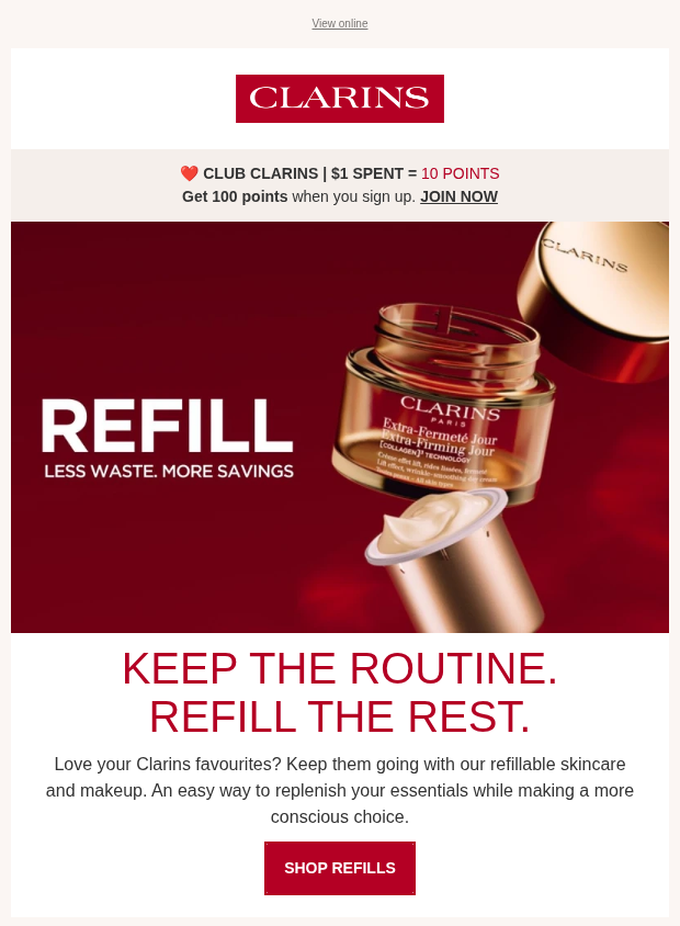 Preview of Love It? Refill It. ♻️ by clarins.ca